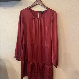 Halogen Red Bishop Sleeve Sundress